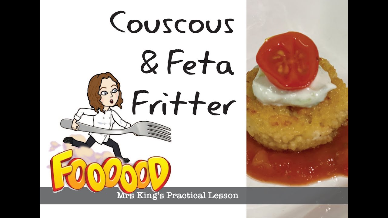 Couscous & Feta Fritter