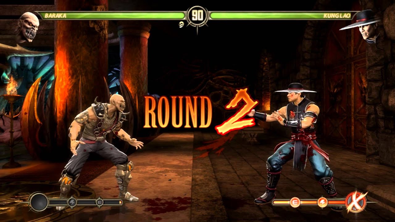 Mortal Kombat Komplete Edition PC gameplay  Baraka vs Kung Lao