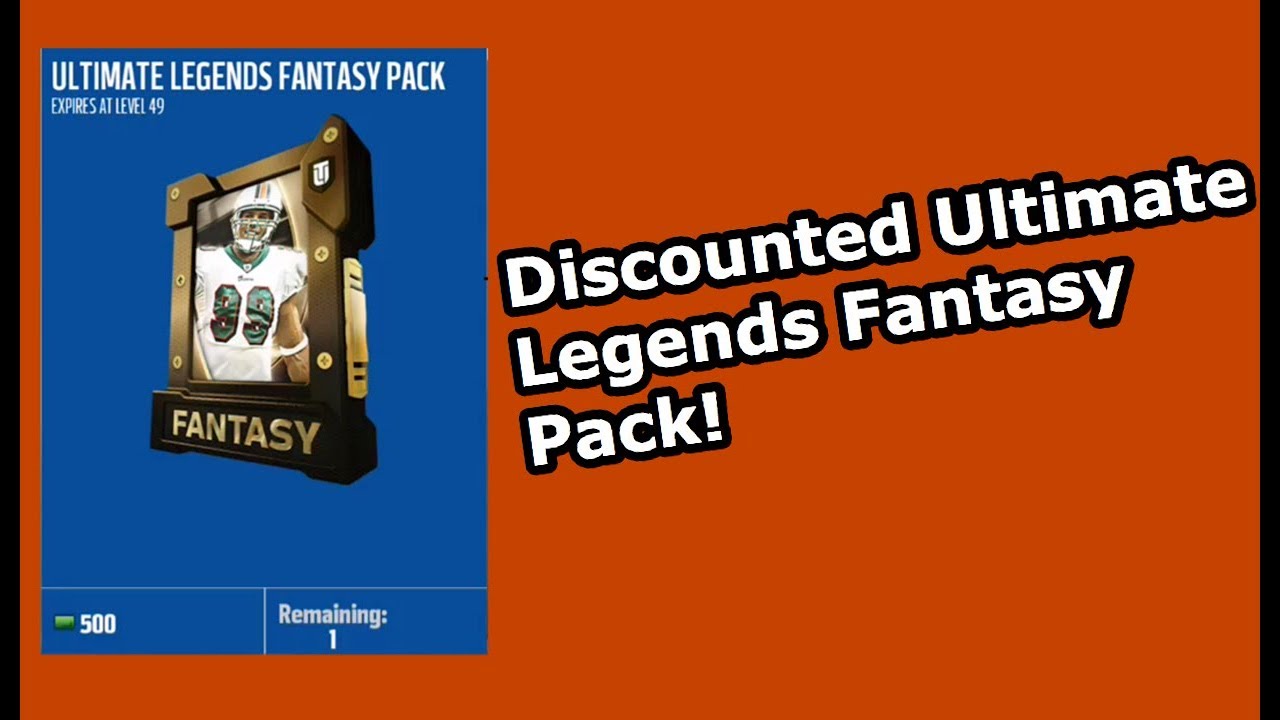 LEVEL 48 ULTIMATE LEGENDS FANTASY PACK! | Madden 18 Ultimate Team