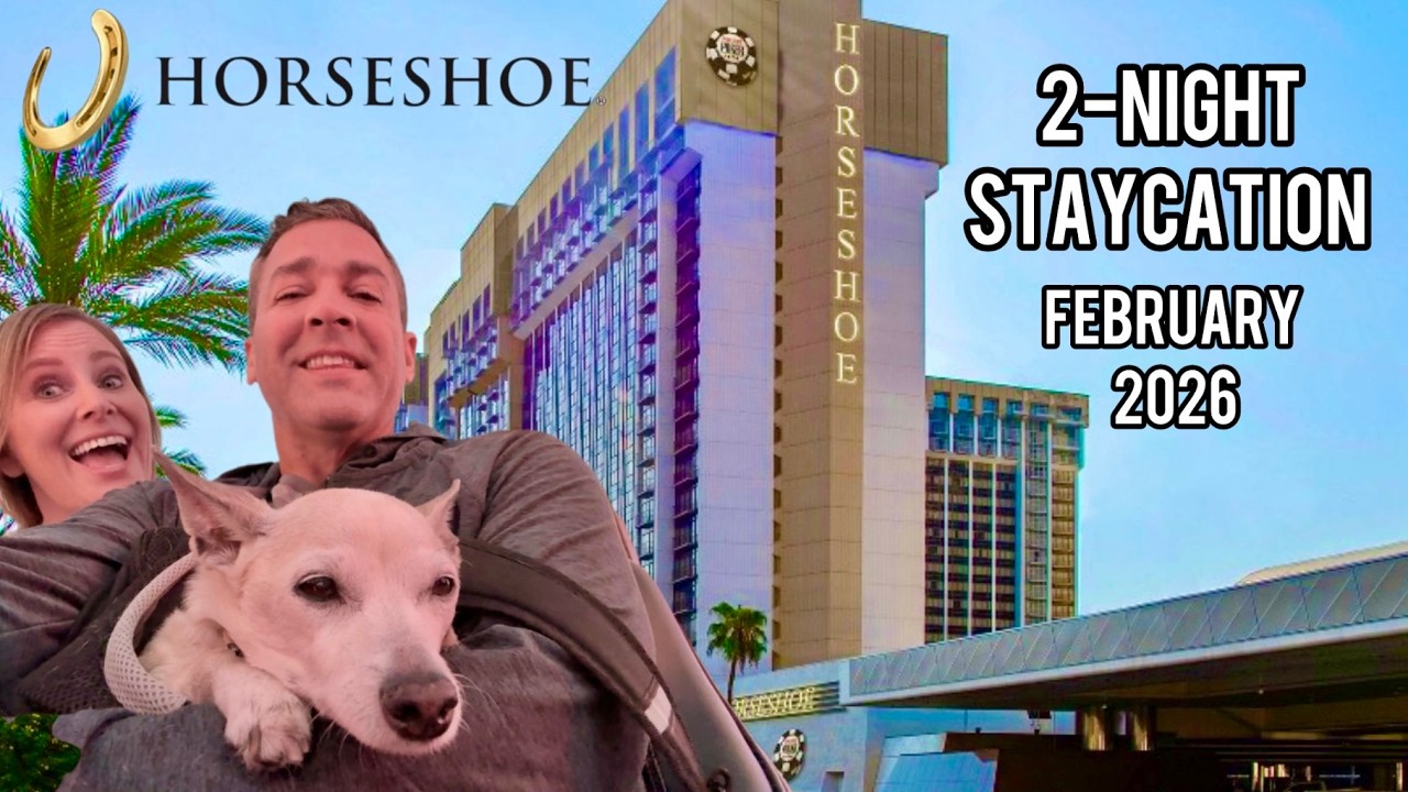 Проживание в отеле Horseshoe Las Vegas в течение двух ночей, февраль 2026 года.