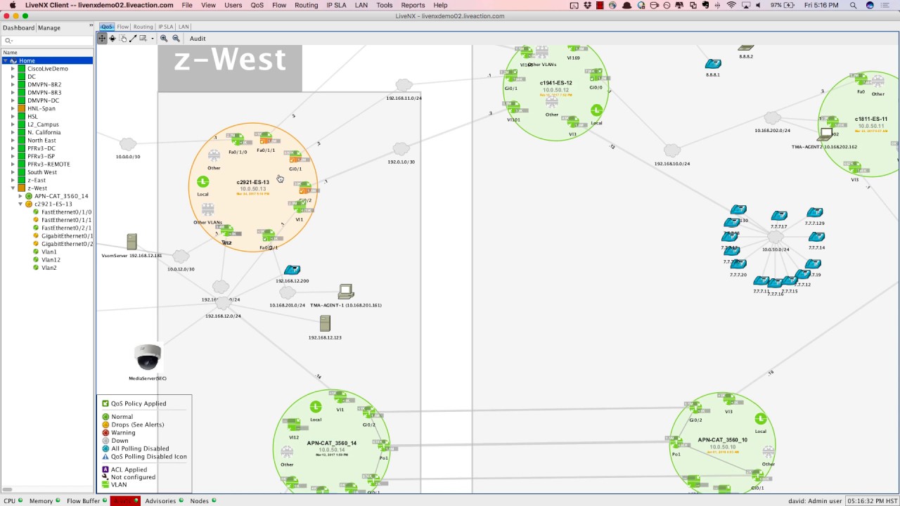 QoS Monitoring and Configuration with LiveNX