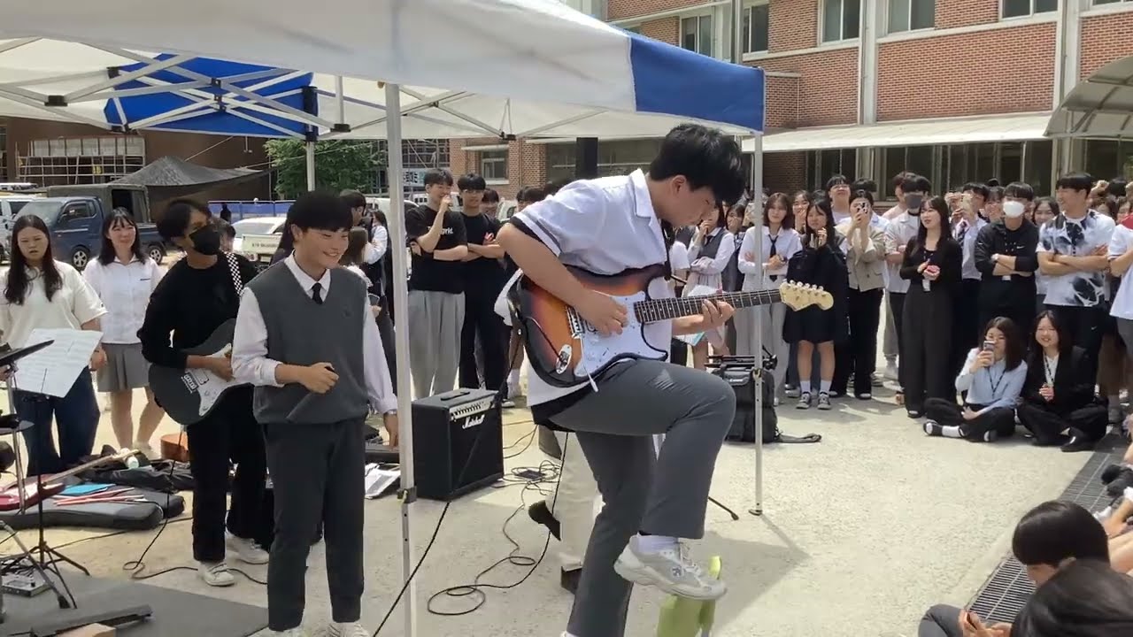 나에게로 떠나는 여행 (버즈) 고등학교 밴드부 버스킹 커버 🎸