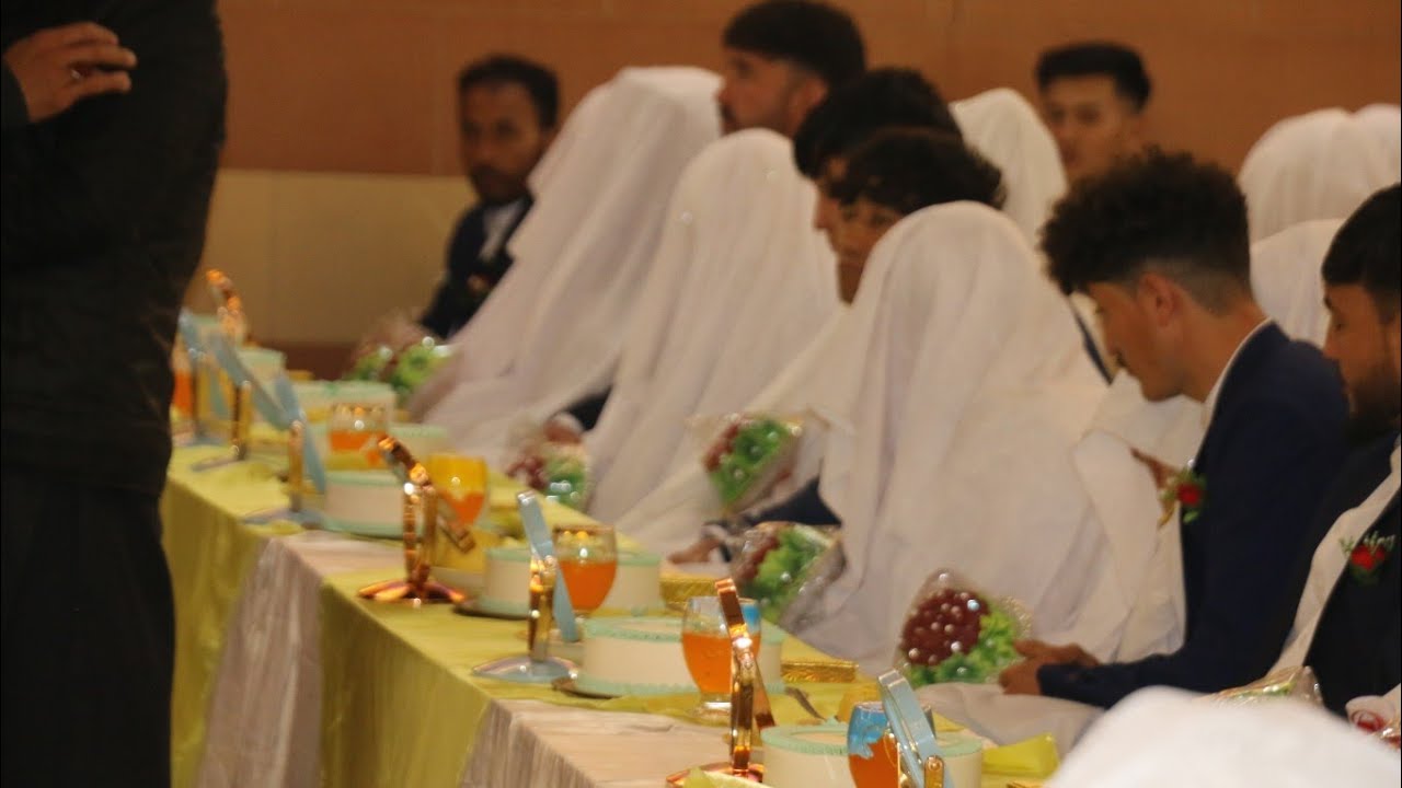 بزرگترین عروسی دسته جمعی درافغانستان