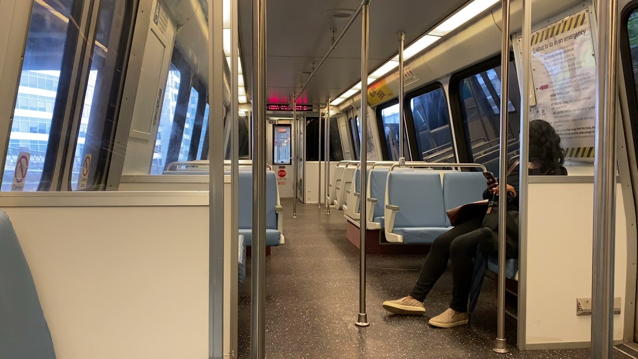 Welcome Aboard railcar #3131 short ride from Metro Center to Brookland-CUA