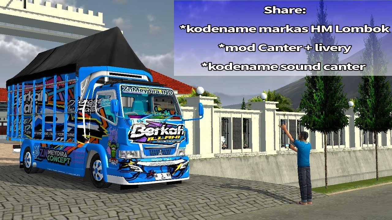 Jalur Alternatif menuju Markas HM Lombok bussid 3.7.1