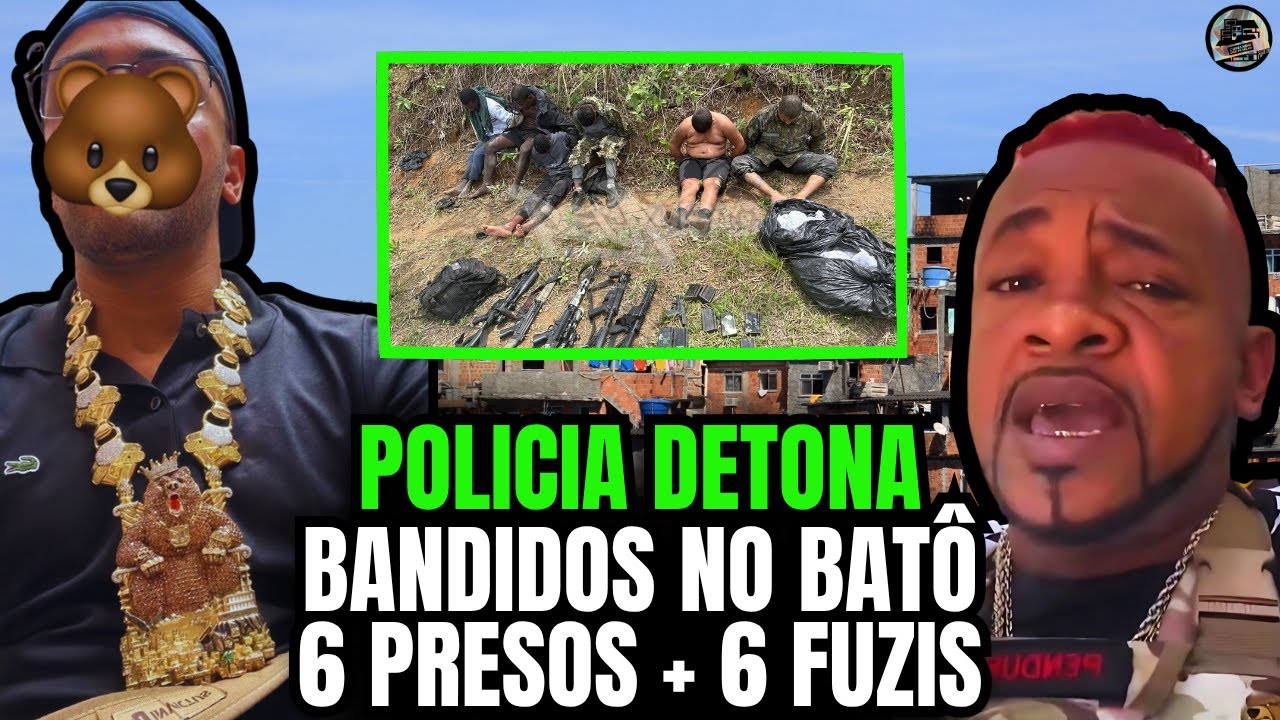 6 BANDIDOS CORRERAM PARA MATA DO BATÔ E A POLICIA FEZ O CERCO: VEJA!