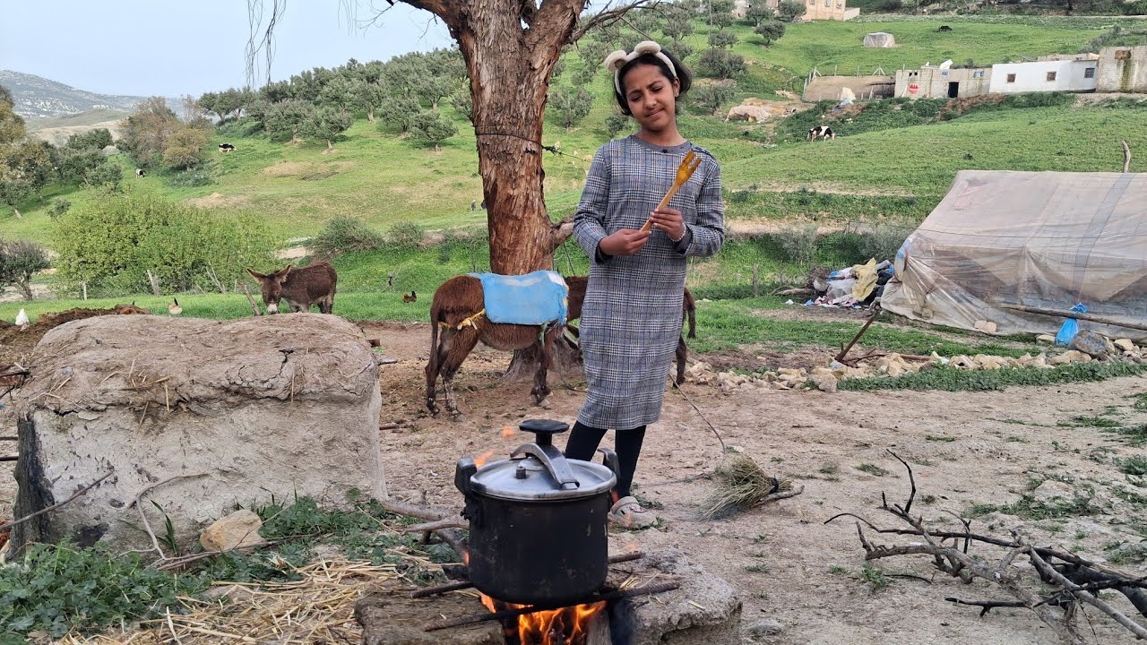 طيبنها  وتشهشينها وتحرقت وماكلينها