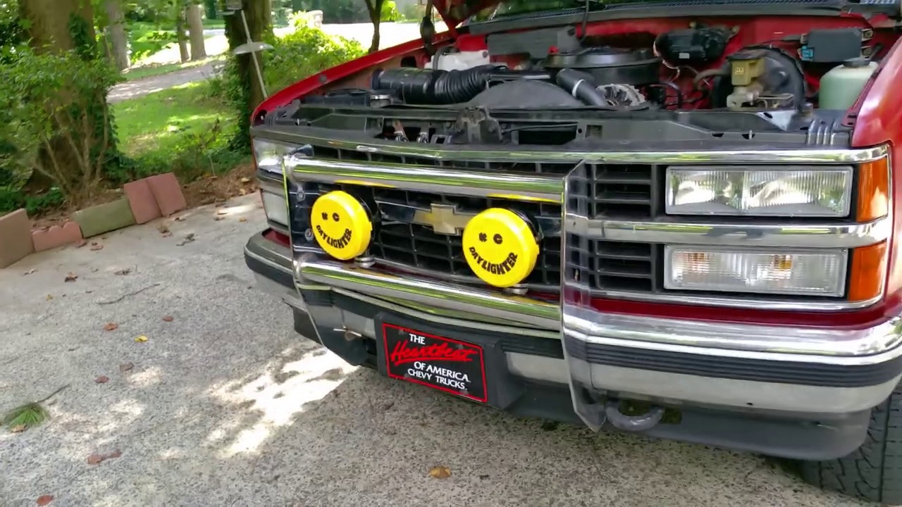 Auxiliary Cooling Fan project completed 90 Chevrolet K1500 Truck (not a how-to) GMC Chevy Silverado