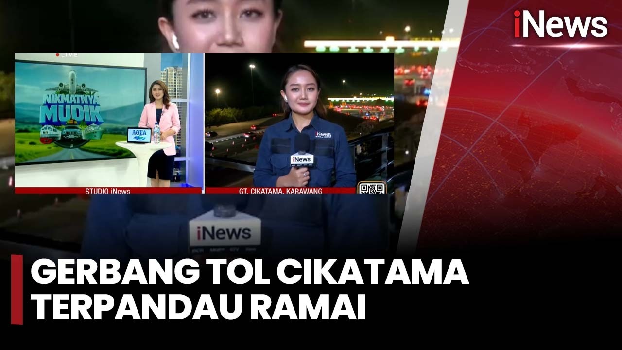 Gerbang Tol Cikatama Ramai, Kepadatan Sempat Terjadi di Sore Hari | iNews Terkini 18/3