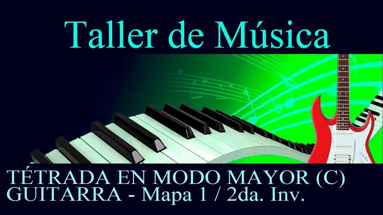 T&eacute;tradas en modo mayor - Mapa 1