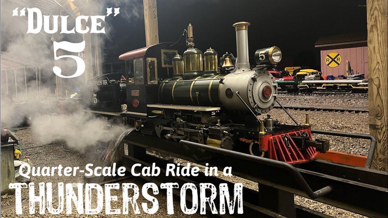 Narrow Gauge Night Run at Mid-South Live Steamers
