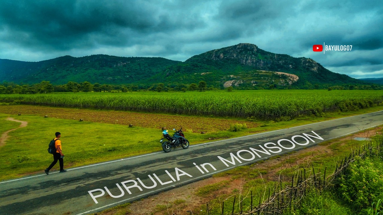 Purulia in Monsoon 🌧️ | Ajodhya Pahar Cinematic Documentary | Bike Journey by Bablu Mahato