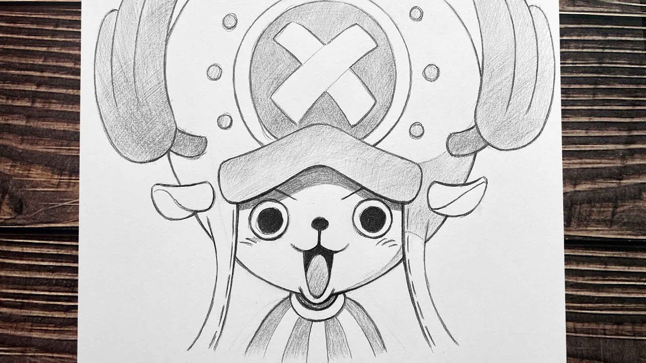 Easy anime sketch | how to draw Tony Chopper - [One Piece] | boy drawing step by step for beginners