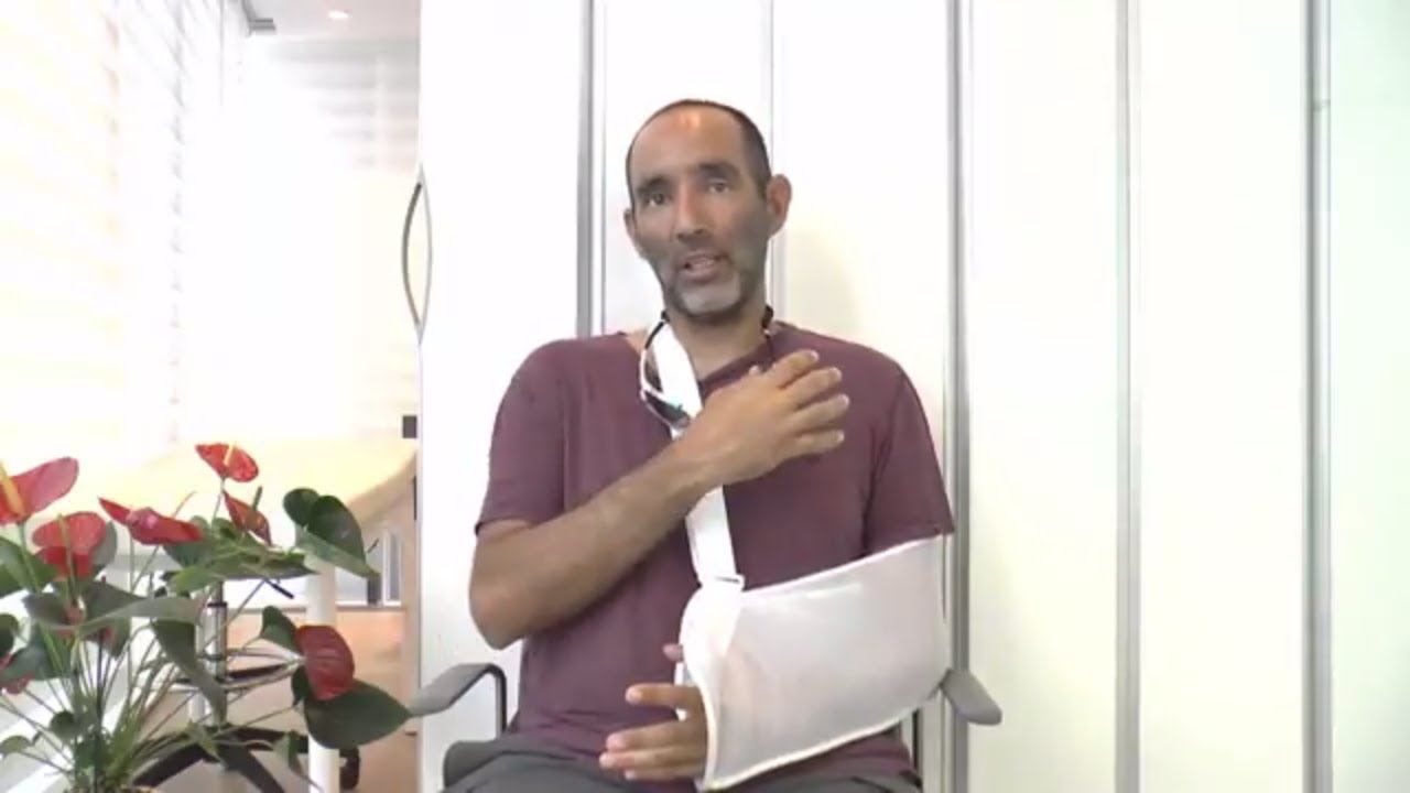 על ניתוח שבר עצם הבריח (קלוויקולה) שבוצע על ידי  ד''ר קיש בנימין