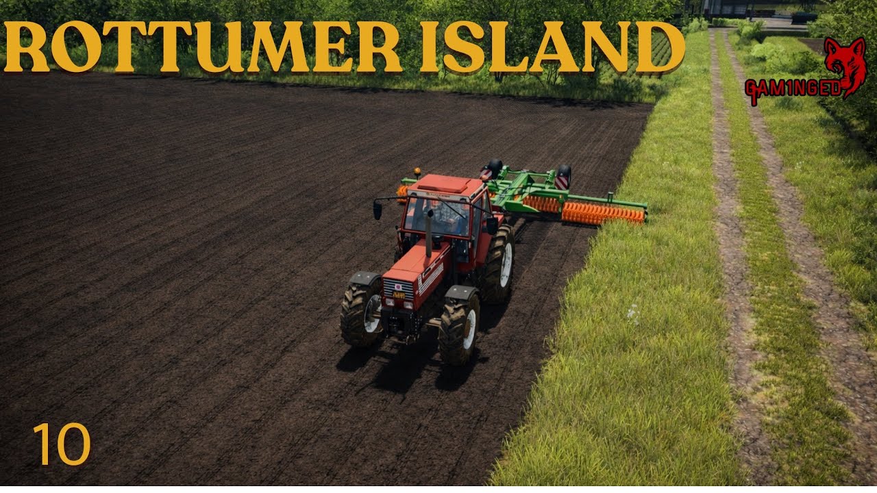 ROLLEN, HARKEN EN HOOIBALEN MAKEN | ROTTUMER ISLAND #10 | FS25 | TIMELAPSE