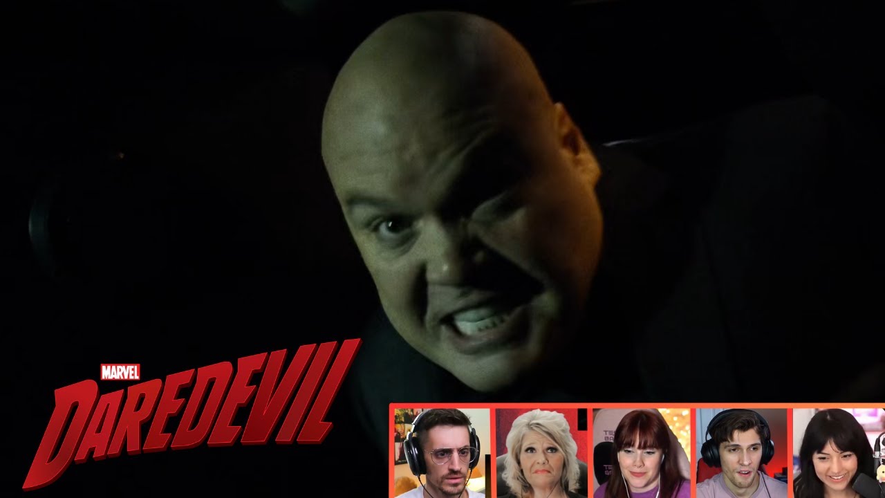Reactors Reacting to the KINGPIN USING THE CAR DOOR | Daredevil 1x4 