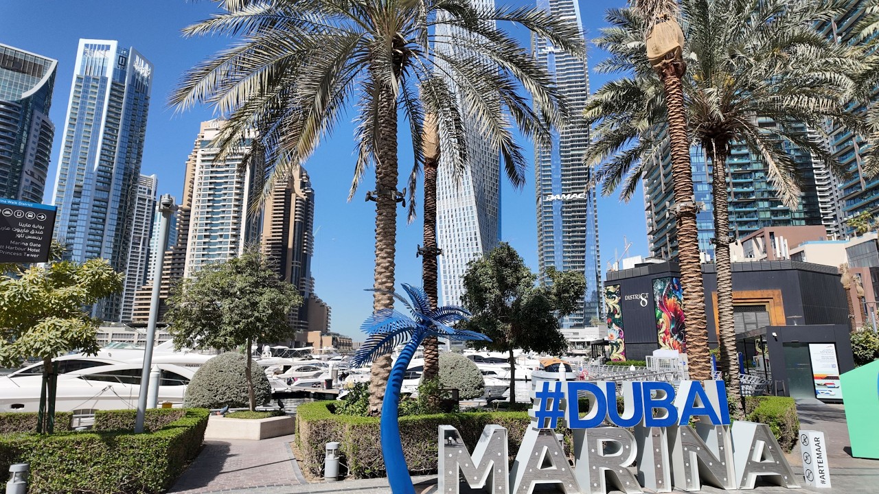 Dubaj_Vlog #6: Chodz ze mna na spacer po Dubai Marina ! #dubai #dubaimarina