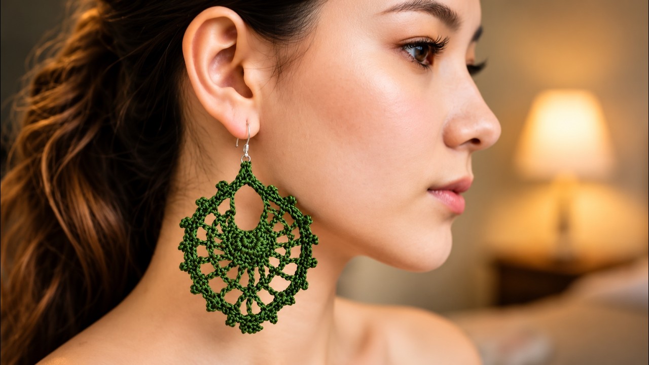 DIY Gorgeous Crochet Leaf Earrings: Comprehensive Right-Handed Guide