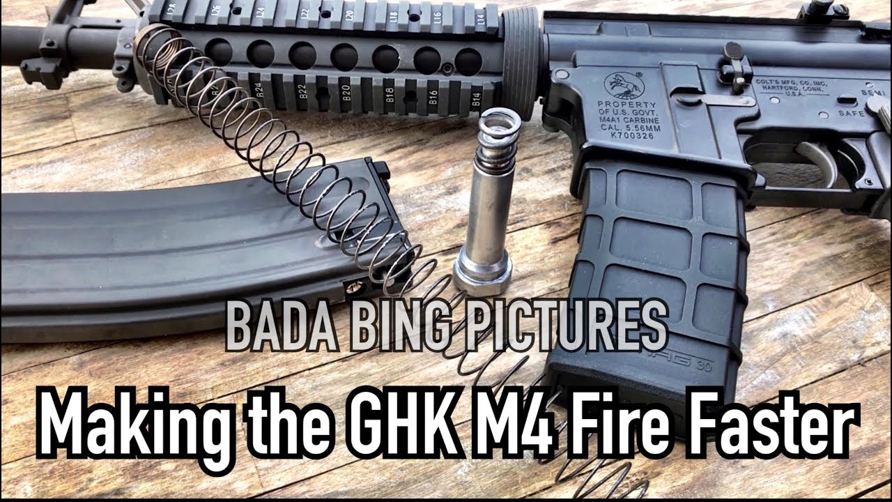 GHK M4 заставляет стрелять быстрее