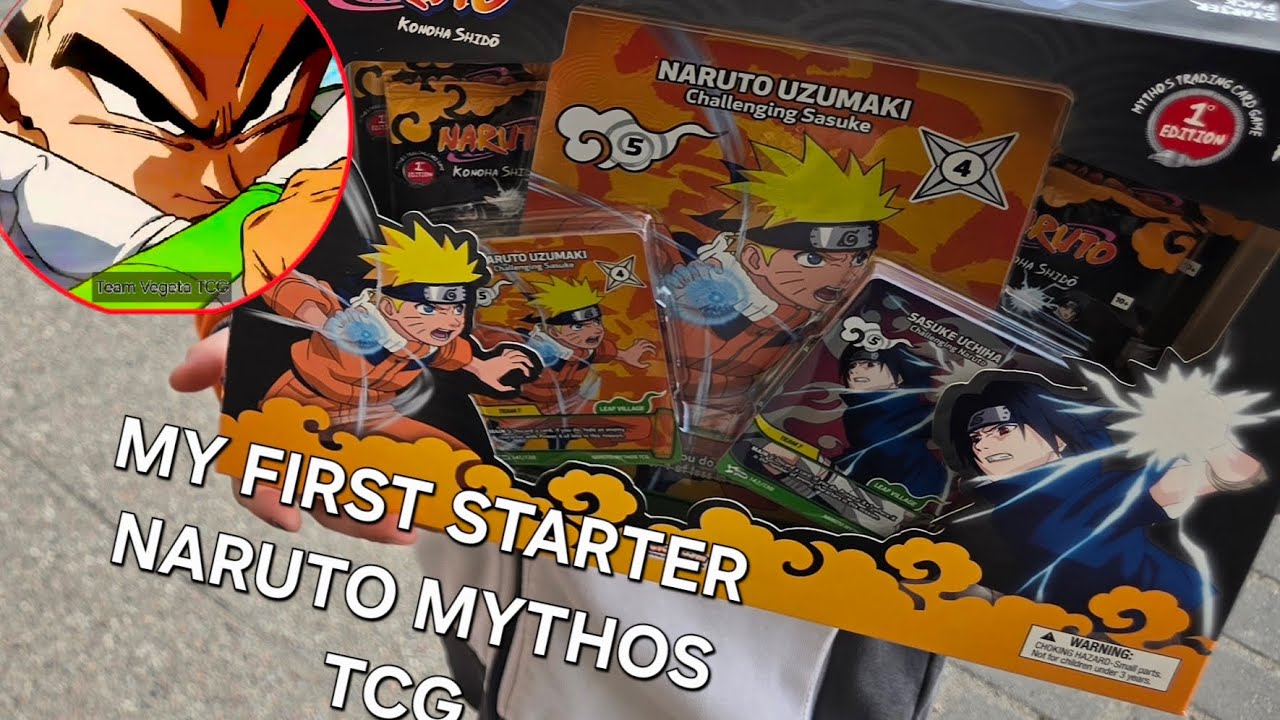 OPENING MY FIRST STARTER NARUTO MYTHOS TCG