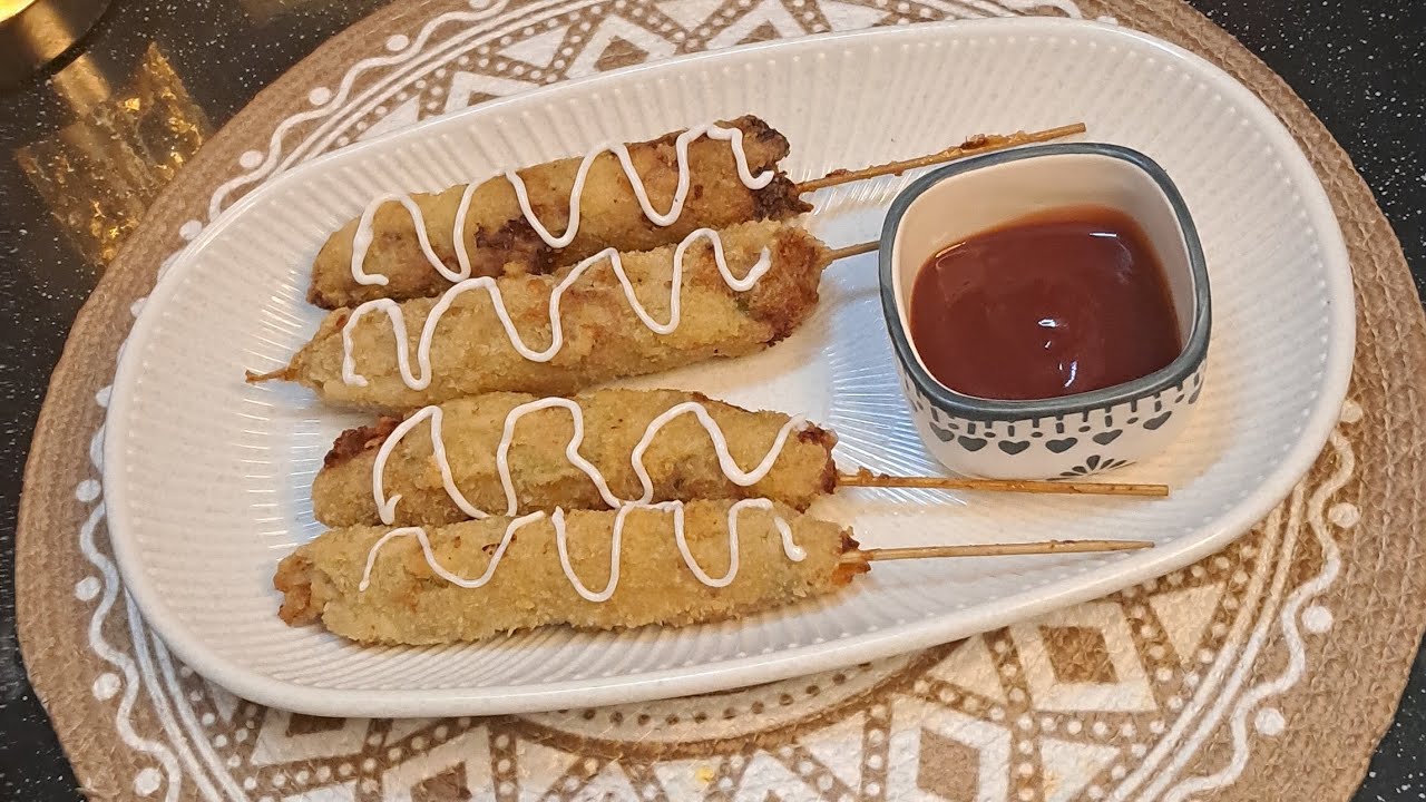 इफ्तार मे बनाऐं चिकन कुल्फी स्टिक और सबको खिलाकर खुश करदें🤤🤩👌 #viral #video #iftarspacial #trending 
