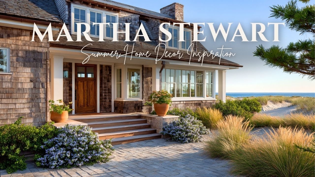 Martha Stewart's Beach House Style : Summer Home Decor Inspiration