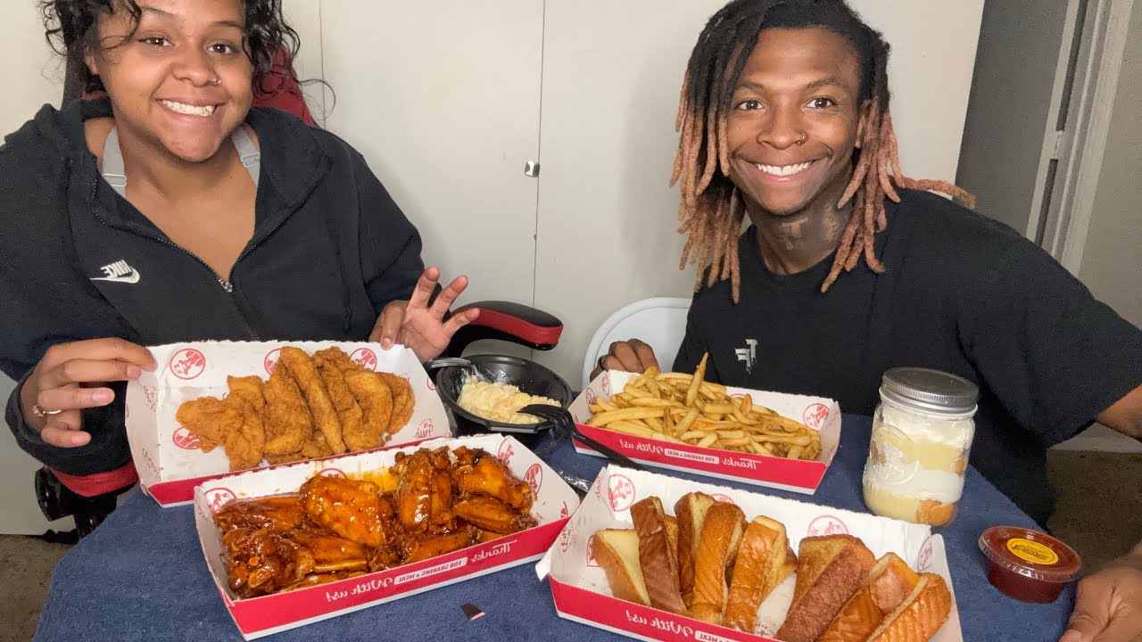 SLIM CHICKEN DINNER MEAL!! BETTER THEN CANES 