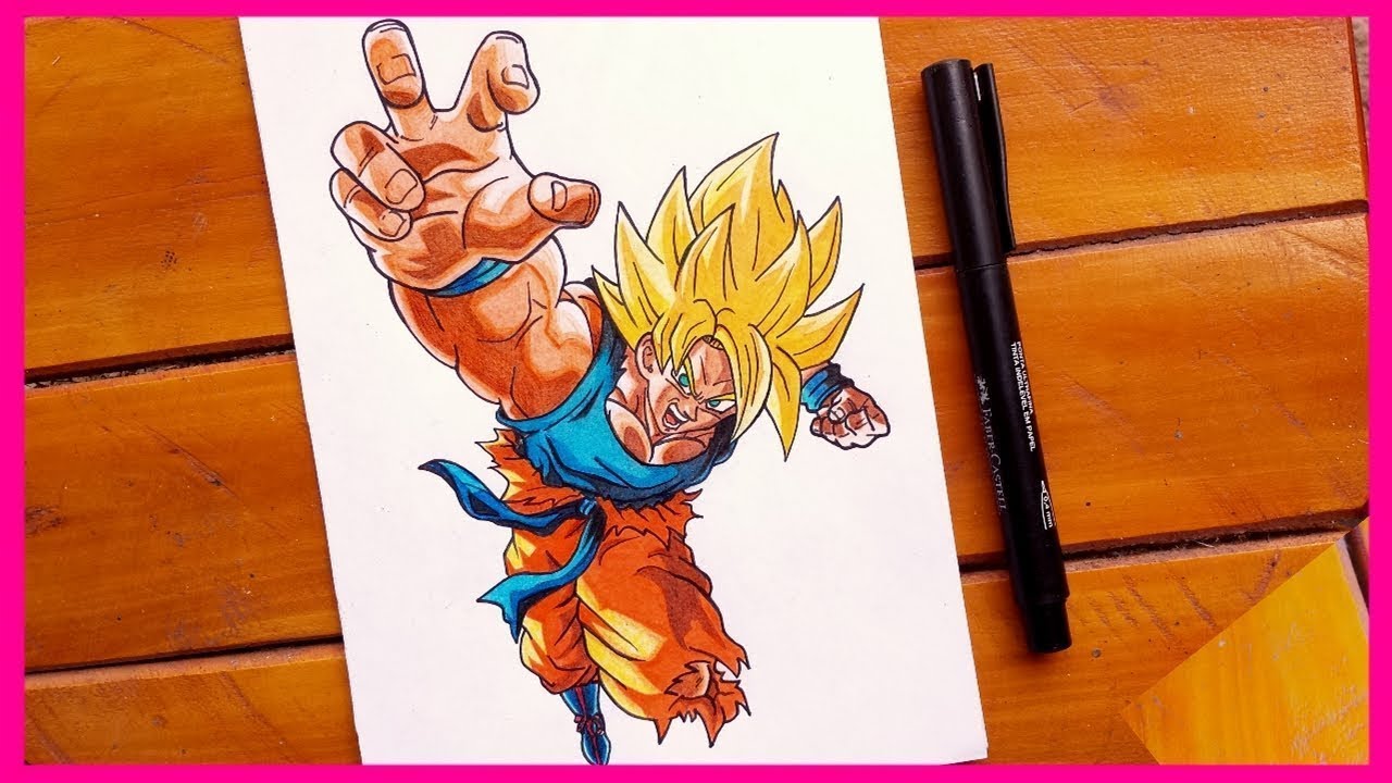 Cómo dibujar GOKU SSJ