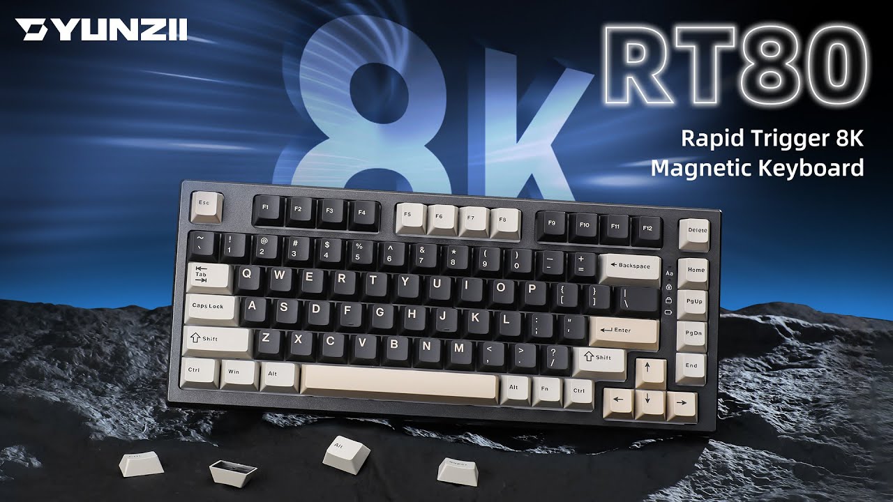UNBOXING RT80: 8K RAPID TRIGGER WIRELESS MAGNETIC KEYBOARD