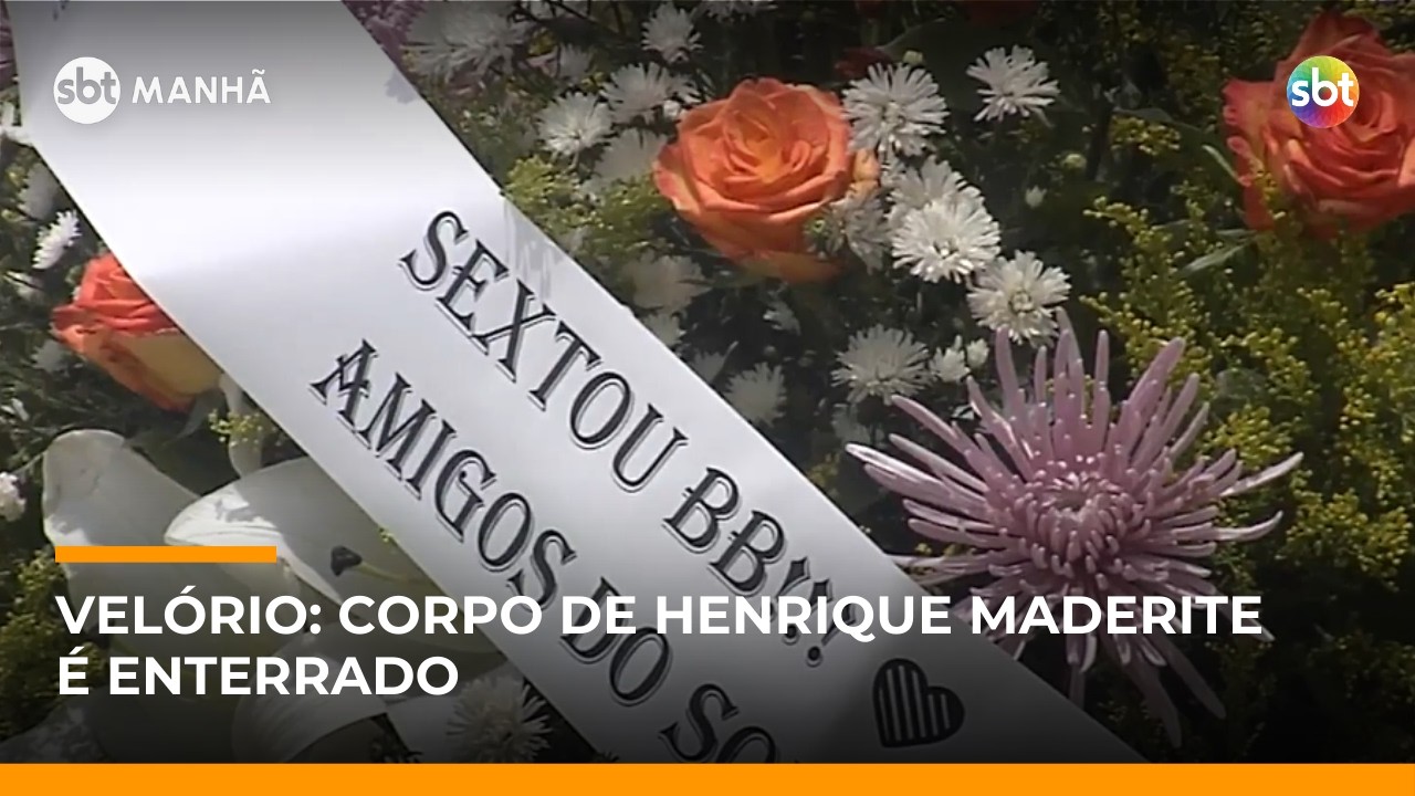 Velório e enterro de Henrique Maderite reúnem familiares e amigos | #SBTManhã