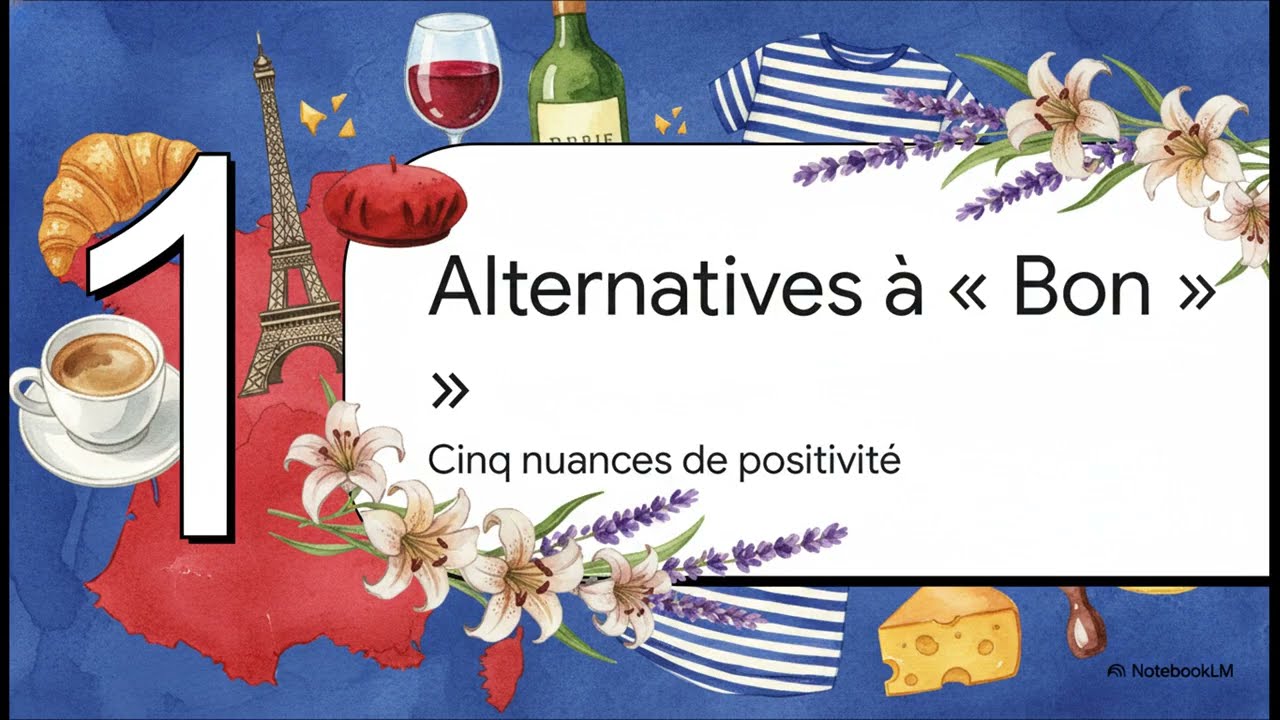 🇫🇷 Vingt Locutions pour Parler comme un Français Authentique. Au delà de « Bon » et « Nul »