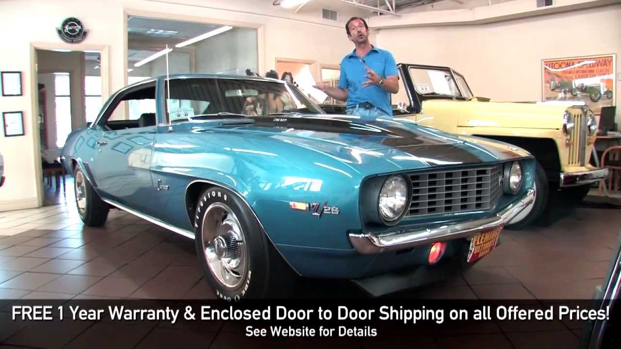 1969 Chevrolet Camaro Z28 DZ302 for sale with test drive, driving sounds, and walk through video