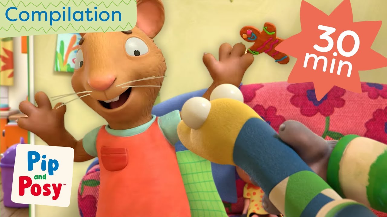 There's a Scary Snake in the House! 🐍 | @pipandposy | 30 Minutes of Cartoons