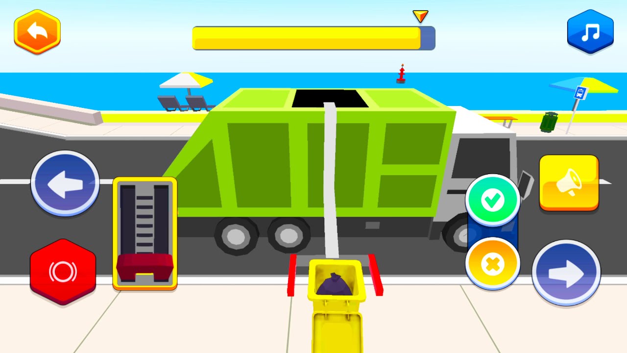City Patrol Garbage Truck Simulator Driving Game - City Driver Garbage Collection Gameplay 2025