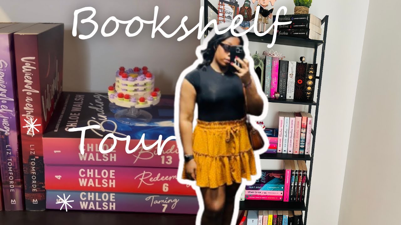 BOOKSHELF TOUR 📚 | Mi estantería actualizada 2025 ✨ (romance, fantasía y caos organizado)