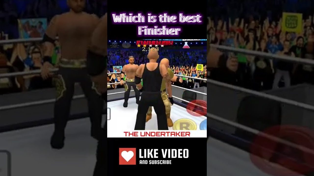 WWE BEST FINISHER #theundertaker #randyorton #jeffhardy #wwe #wr3d22 #gamingvideos #ytshorts #shorts