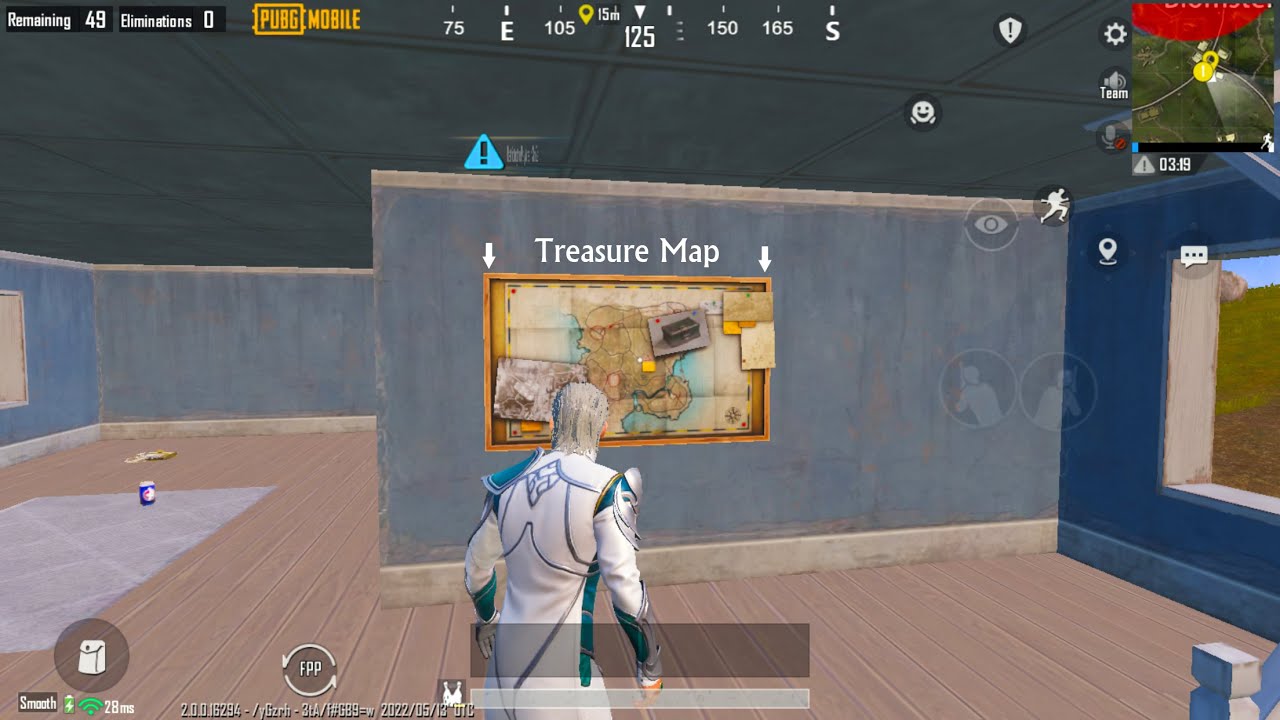 Treasure Map Location In PUBG Mobile