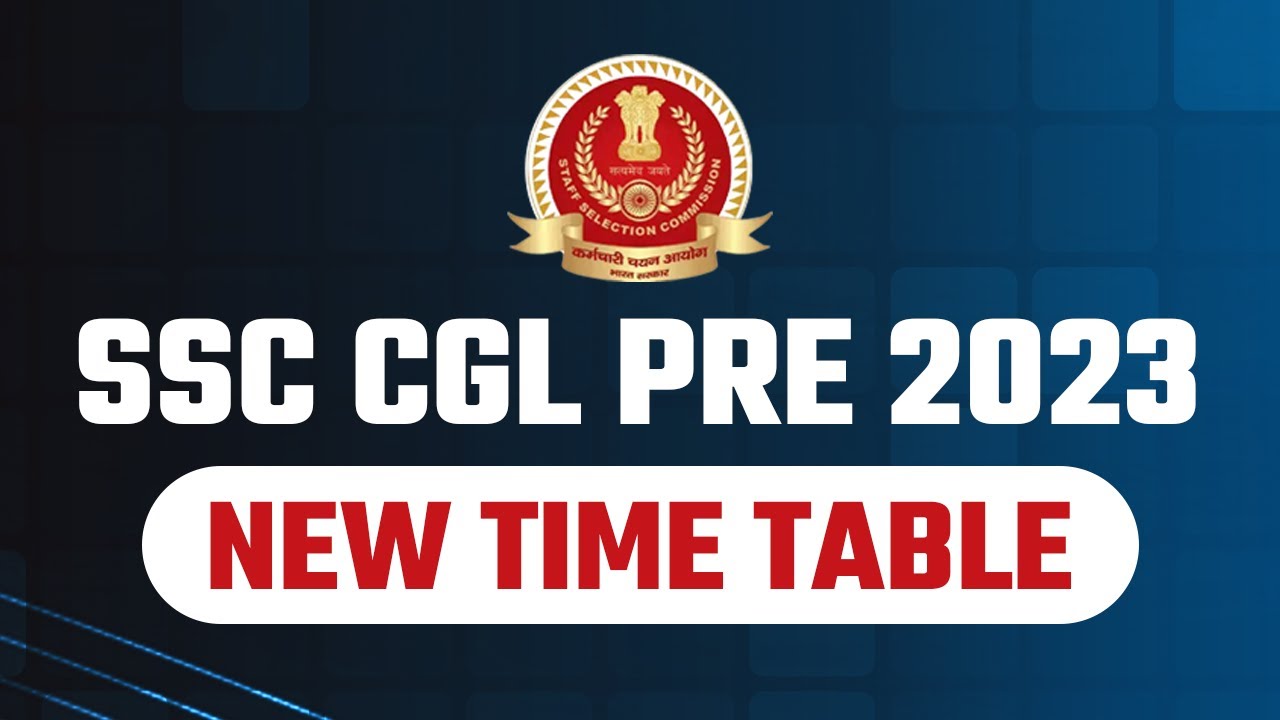 New Time Table for SSC CGL 2023 | 🔥Good News for SSC Students 🎊