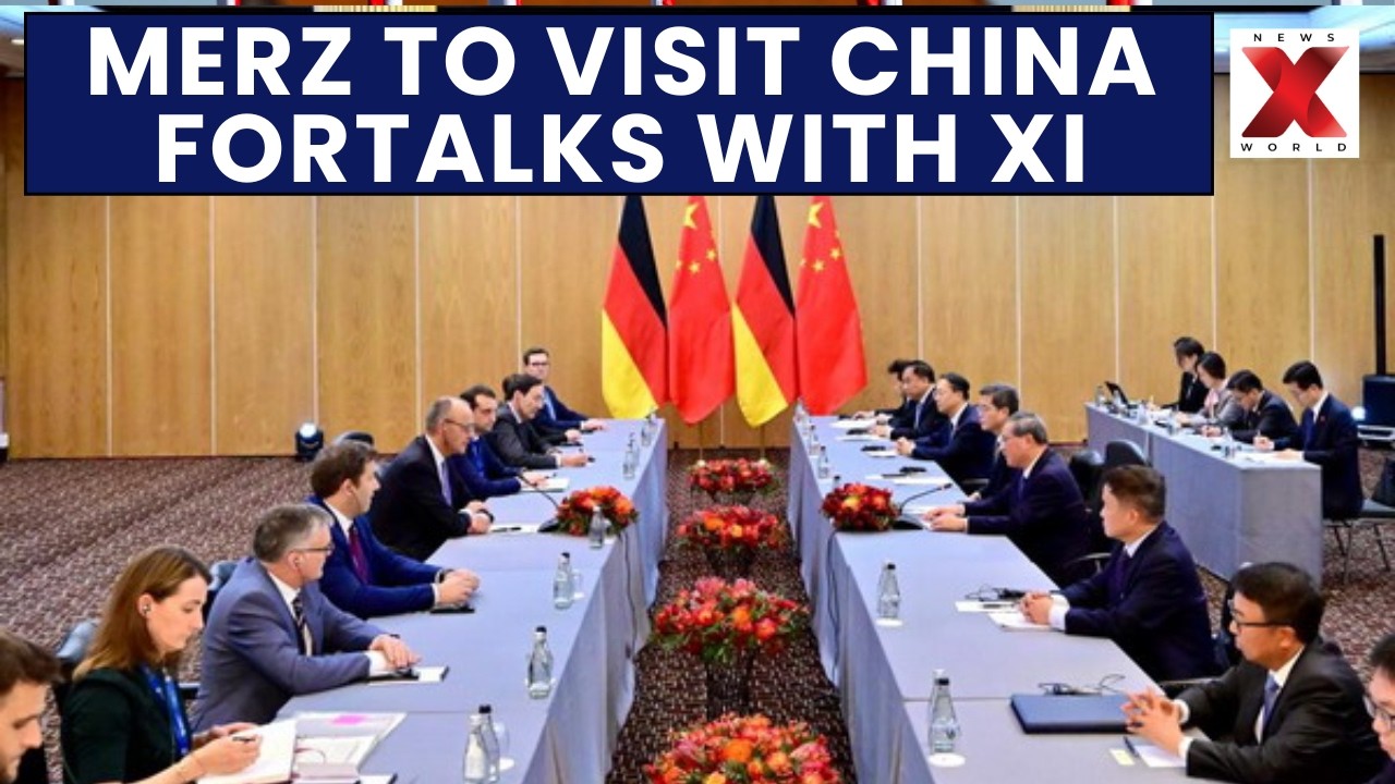 German Chancellor Merz Heads To Beijing Amid Global Power Shift | NewsX World
