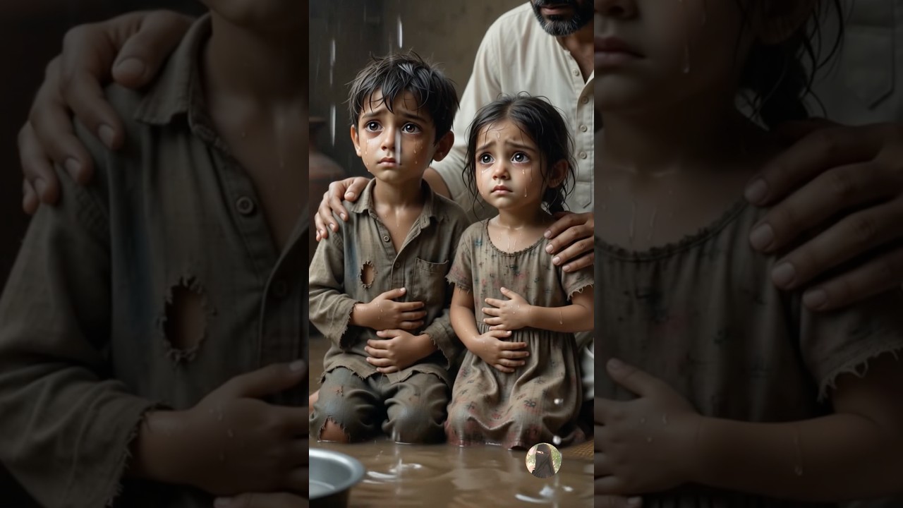 They Had No Food During Heavy Rain&hellip; Until She Arrived ❤️🌧️ #shorts