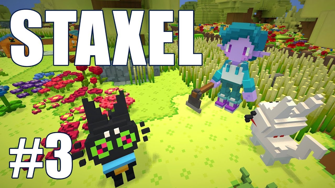 Staxel - Ep3 - Ladon rakennusta