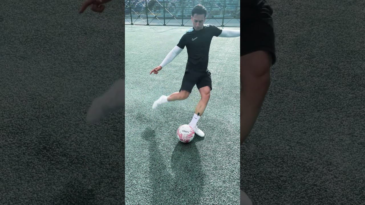 COMO COBRAR UN TIRO LIBRE 🔥 #futbol #tutorial #entrenamientodefutbol