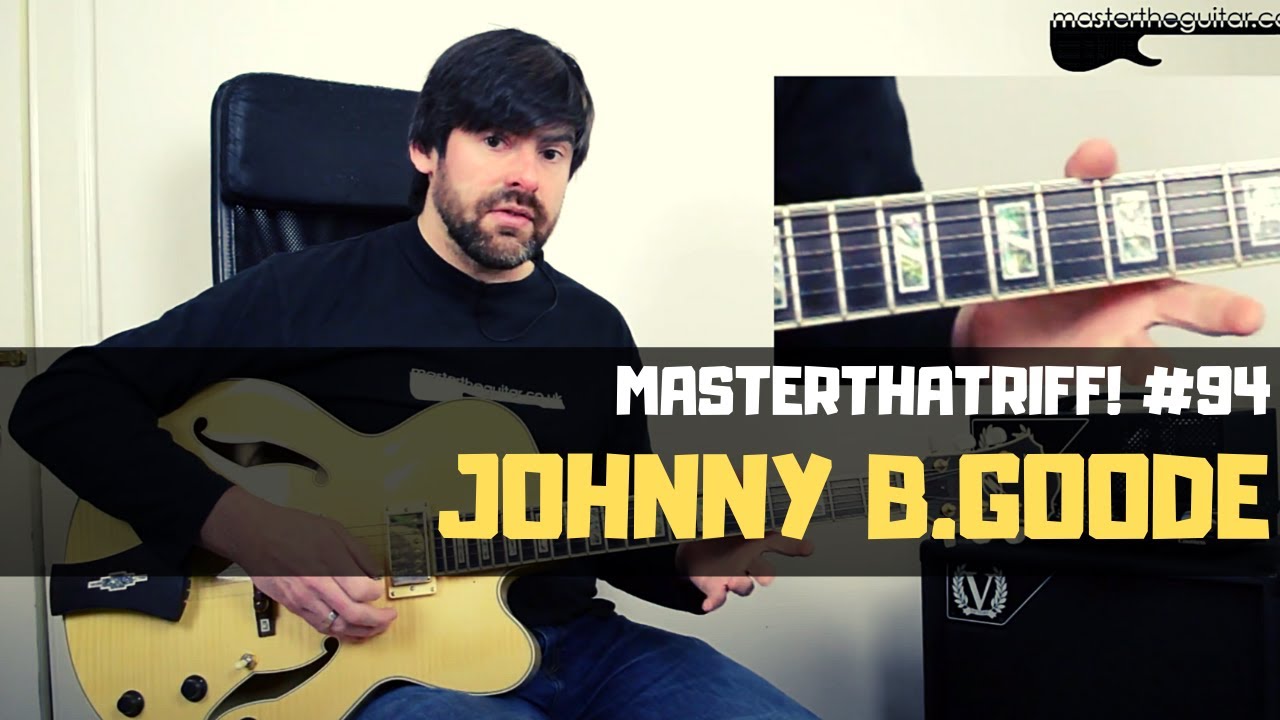 How to REALLY play Johnny B. Goode by Chuck Berry - Riff Guitar Lesson w/TAB - MasterThatRiff! 94