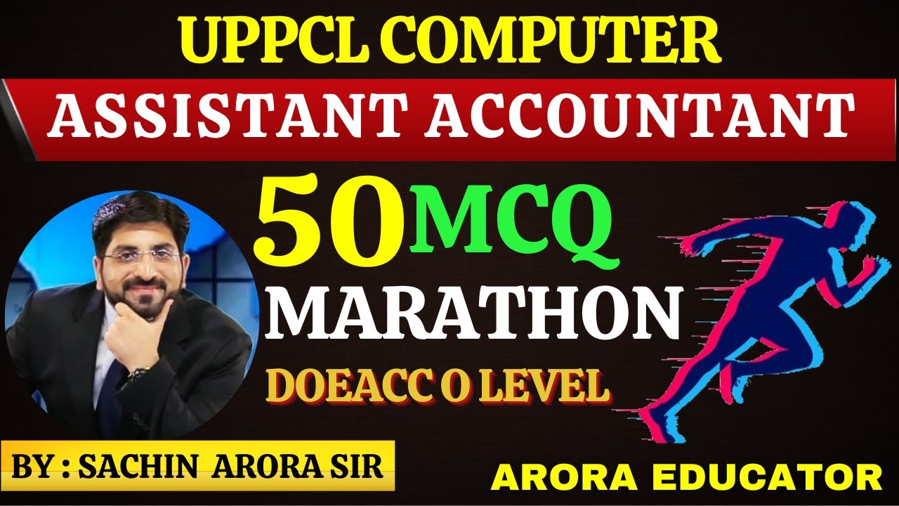 UPPCL Computer Marathon Class | UPPCL Assistant Accountant Computer Marathon | UPPCL AA Best 50 Q's