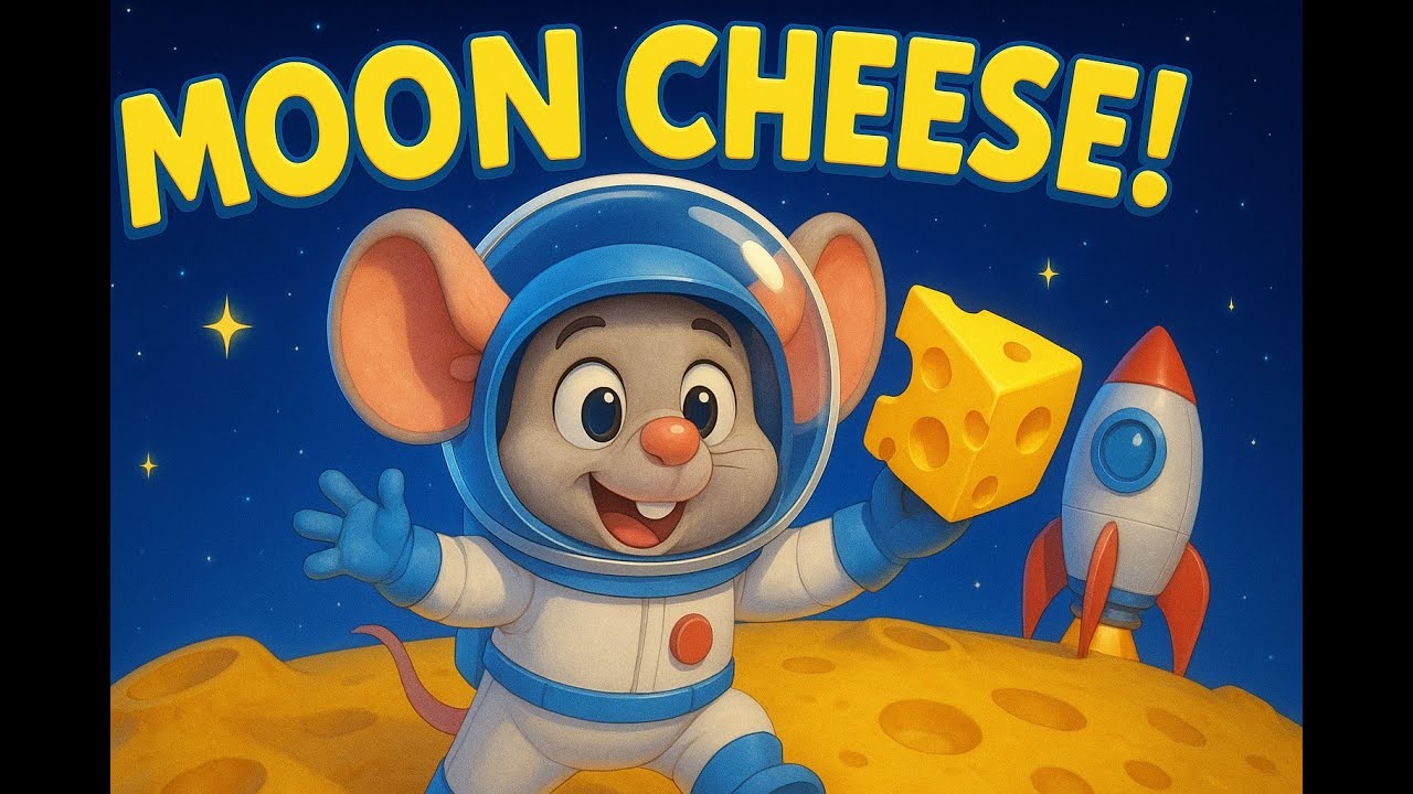 The Cheese Moon Escape 🚀 | Fun Space Adventure for Kids!
