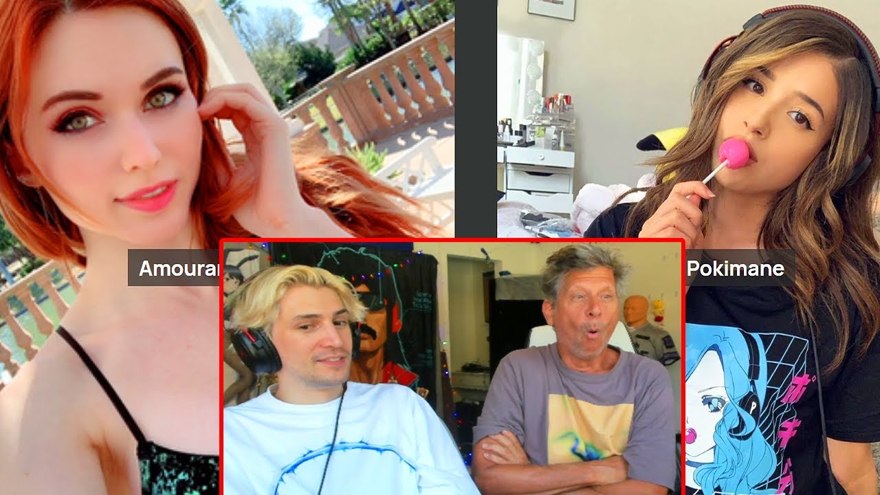 xQc DAD plays the Female Streamers World Cup game
