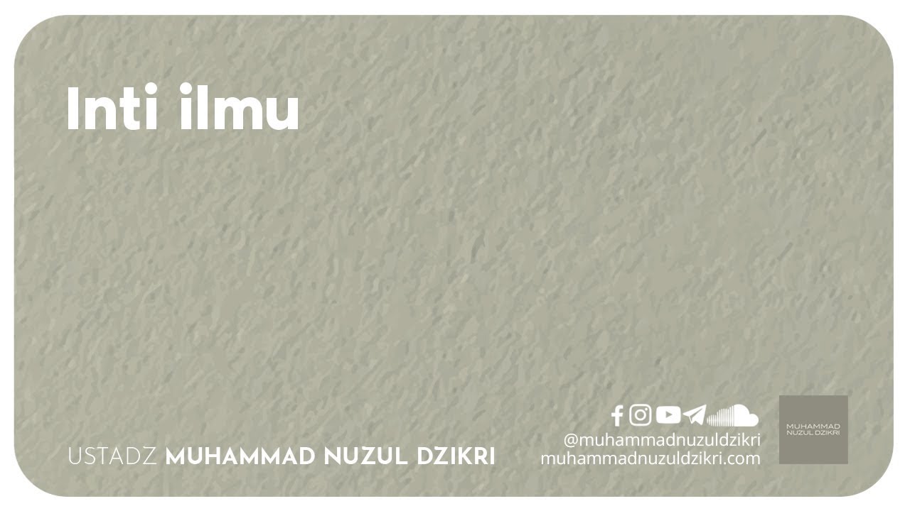 INTI ILMU