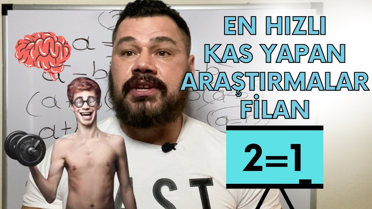 En Hızlı Kas Yapan Araştırmalar. İki Eşittir Bir