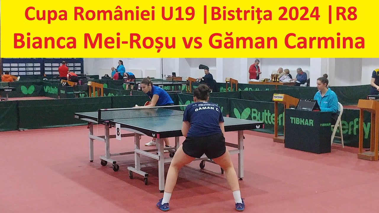Bianca Mei Rosu vs Gaman Carmina R8 |Cupa Romaniei U19 W 2024
