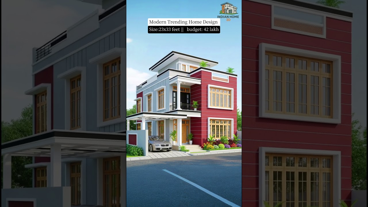 Small & Low Budget Duplex House Design | 23x33 Plot | ₹42 Lakh | Modern Indian Home 